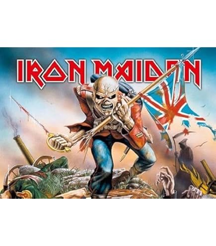 Amazon.com: postersultan 1 X Iron Maiden Poster - The Number of